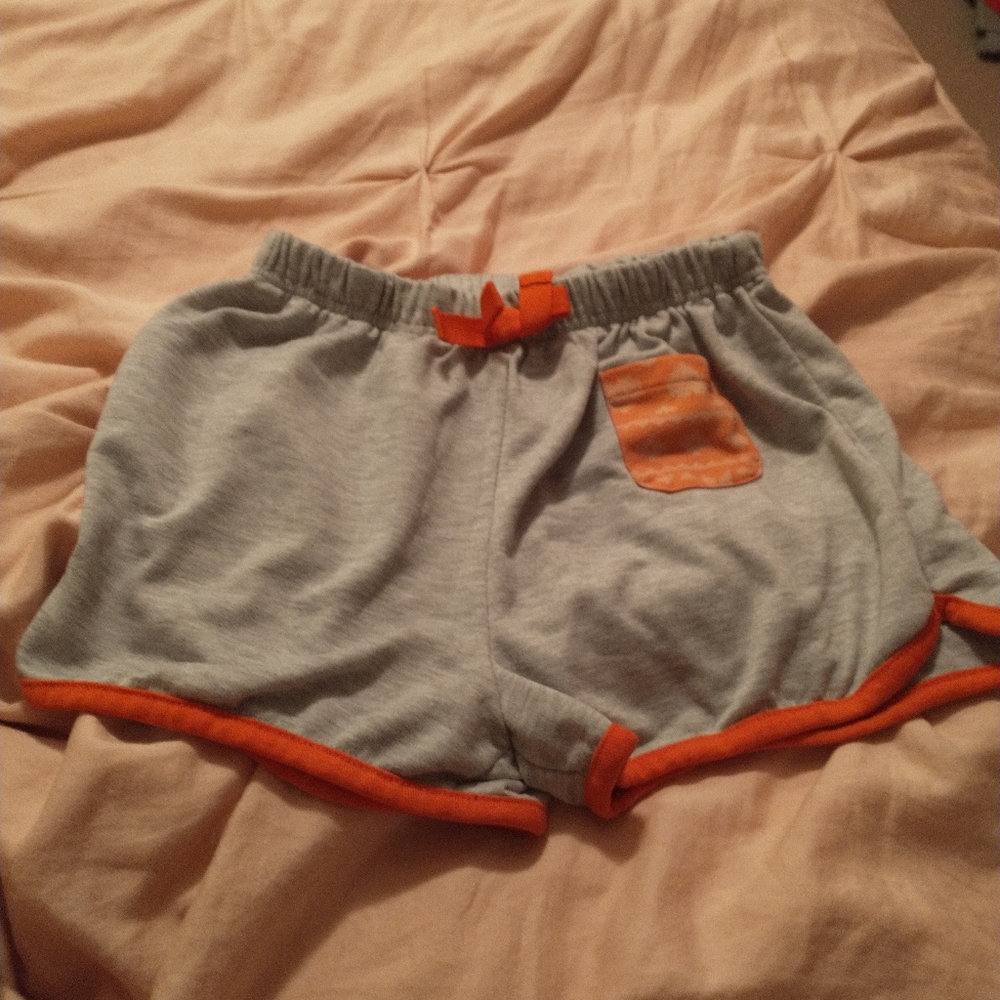 Ping and Gray Pajama Shorts